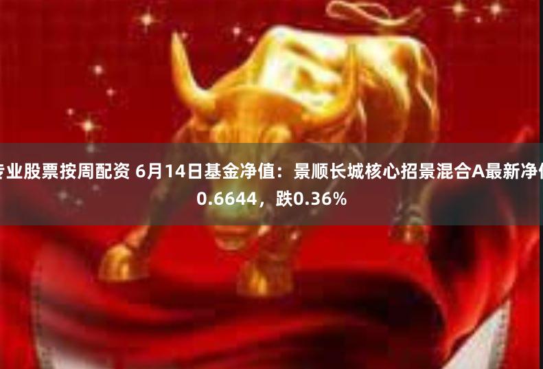 专业股票按周配资 6月14日基金净值：景顺长城核心招景混合A最新净值0.6644，跌0.36%