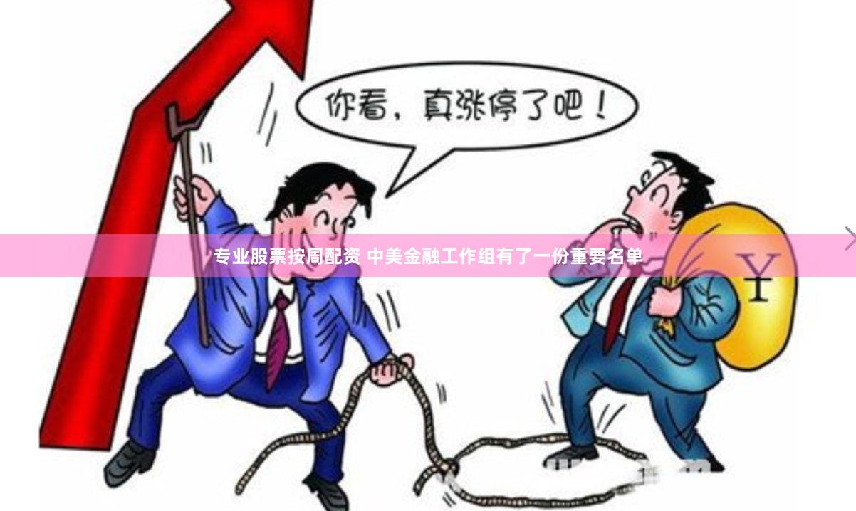 专业股票按周配资 中美金融工作组有了一份重要名单