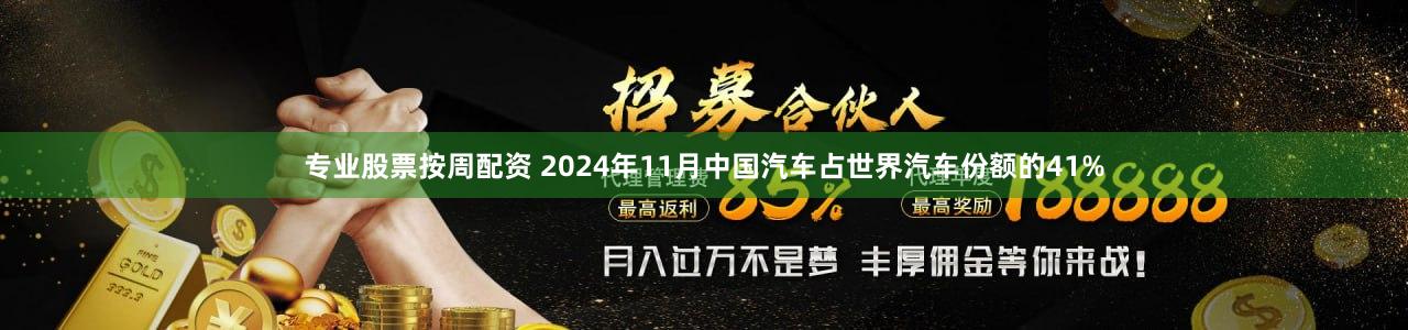 专业股票按周配资 2024年11月中国汽车占世界汽车份额的41%