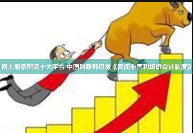 网上股票配资十大平台 中国财政部印发《民间非营利组织会计制度》