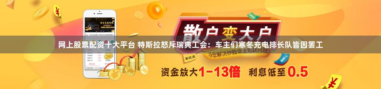 网上股票配资十大平台 特斯拉怒斥瑞典工会：车主们寒冬充电排长队皆因罢工