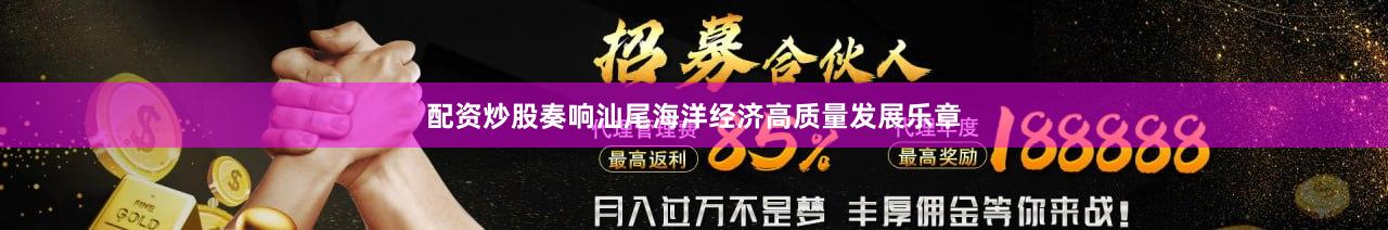 配资炒股奏响汕尾海洋经济高质量发展乐章